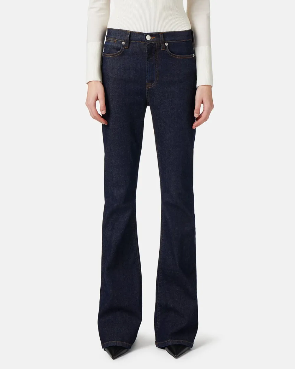 Women Iceberg 5 Pocket Skinny Flare Trousers