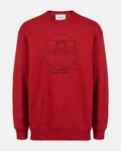 Iceberg Red Over-fit Sweatshirt