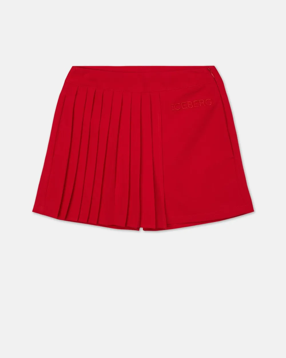 Kids Iceberg Red Tennis Style Shorts