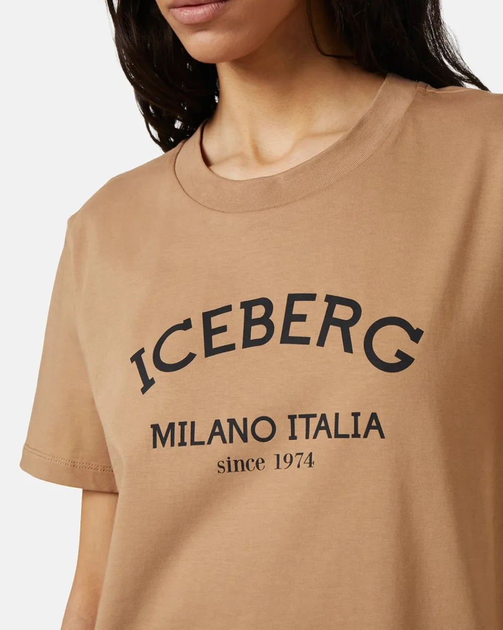 Women Iceberg Regular Fit T-shirt In Cotton Jersey