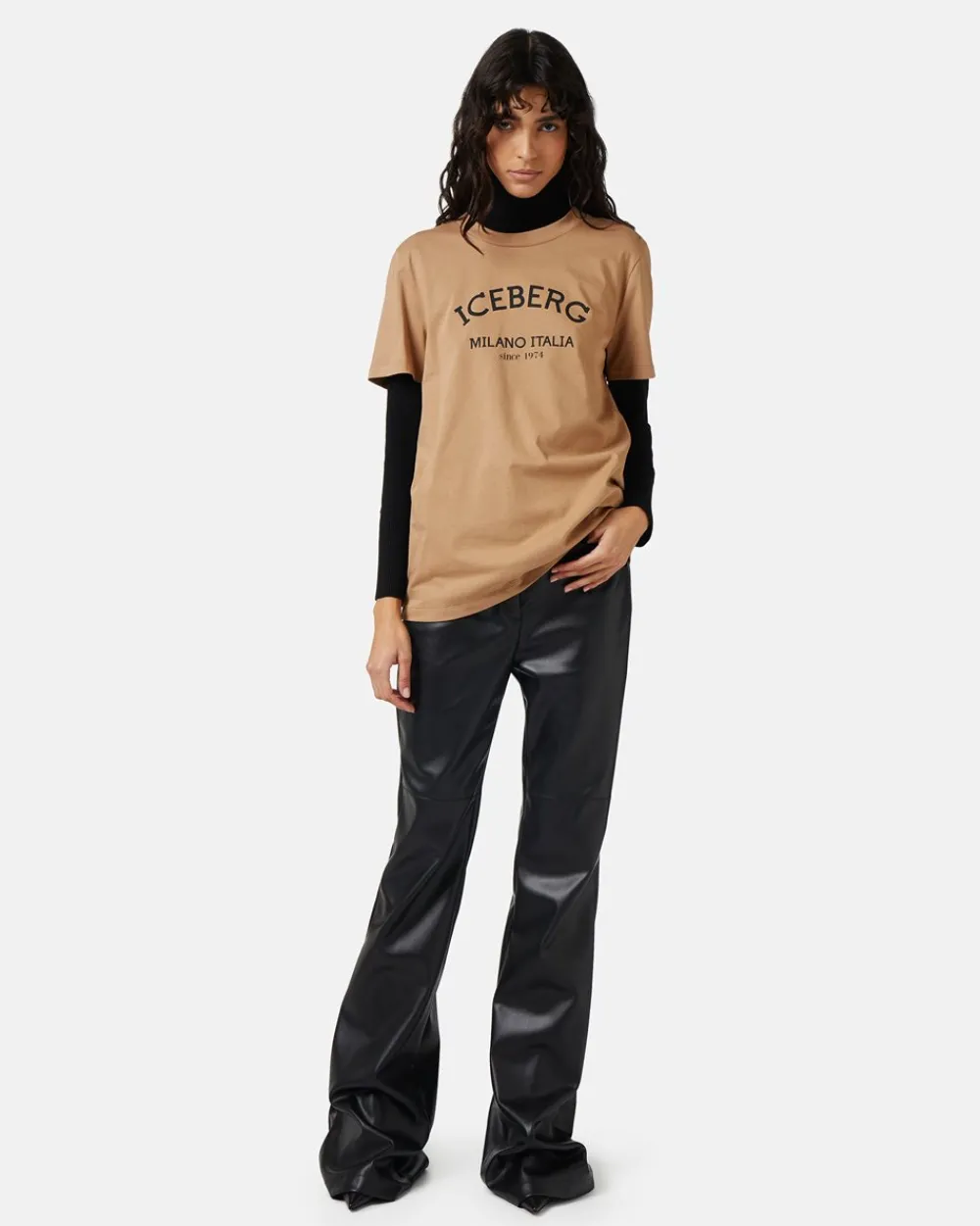 Women Iceberg Regular Fit T-shirt In Cotton Jersey