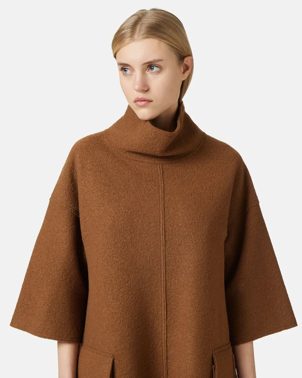 Women Iceberg Relaxed Fit Dress In Bouclé Wool