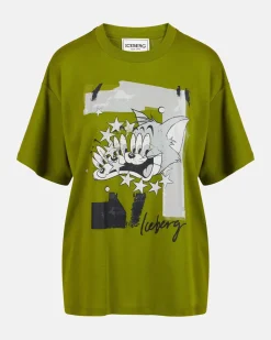 Women Iceberg Relaxed Fit T-shirt In Sustainable Cotton