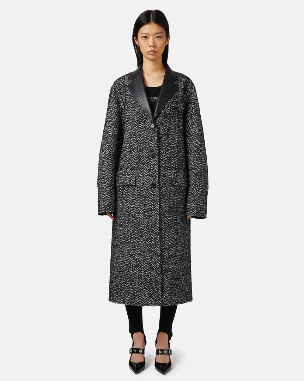 Women Iceberg Reversible Single-breasted Coat