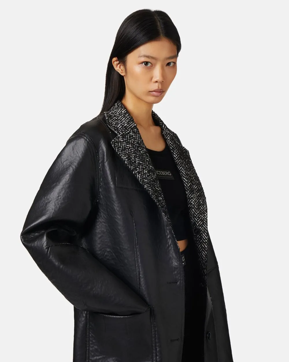 Women Iceberg Reversible Single-breasted Coat