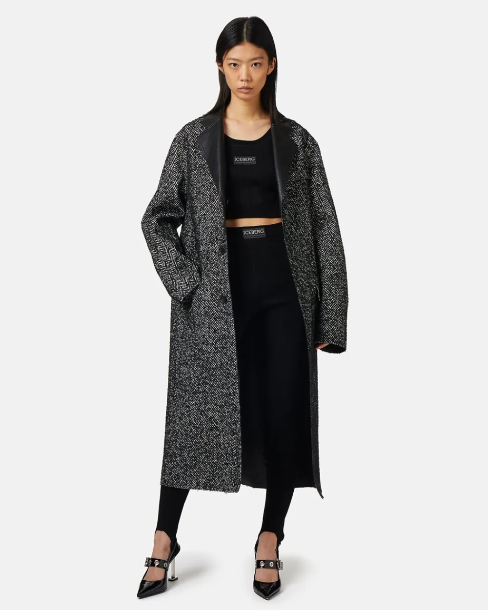 Women Iceberg Reversible Single-breasted Coat