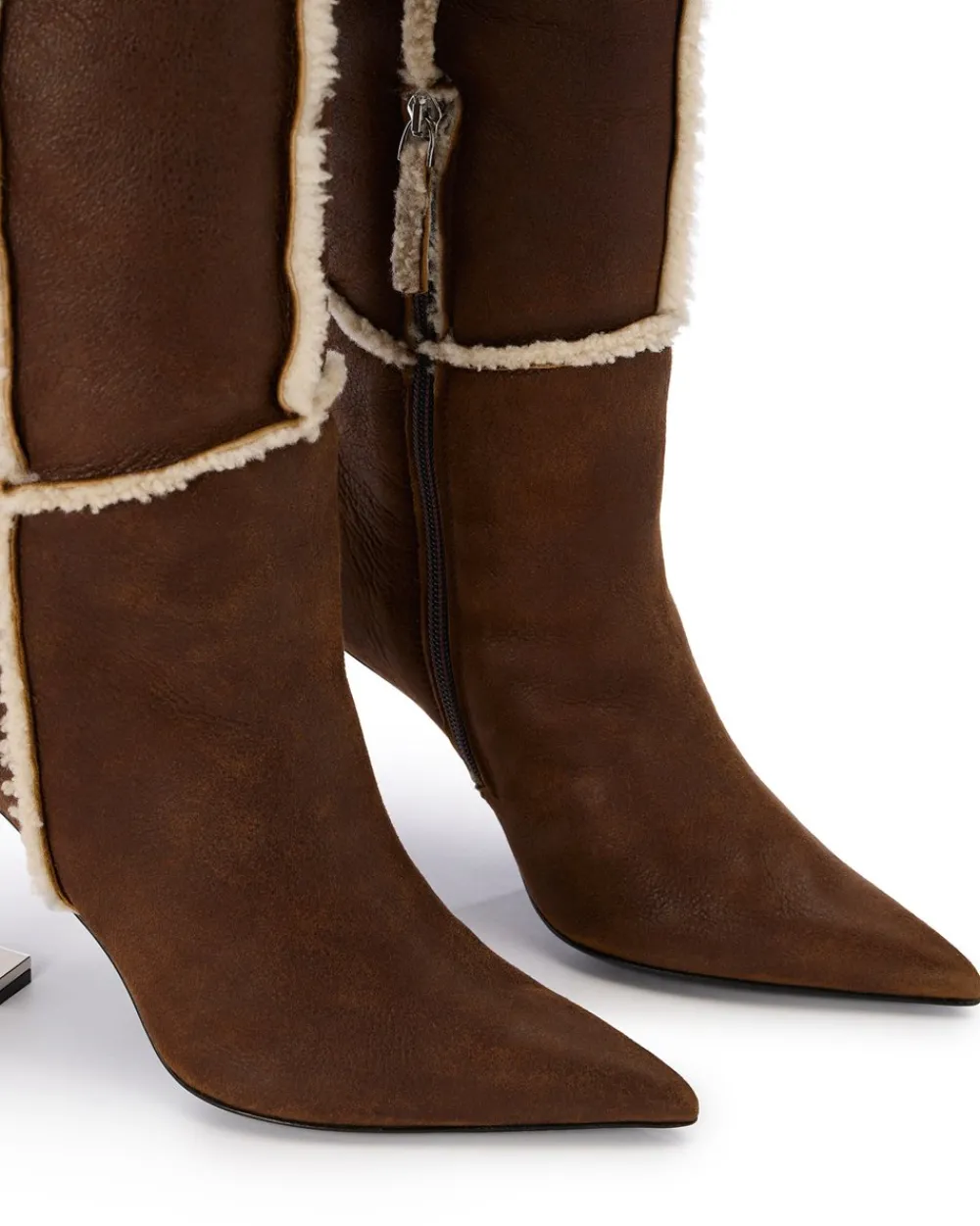 Women Iceberg Sheepskin Thigh-high Boots
