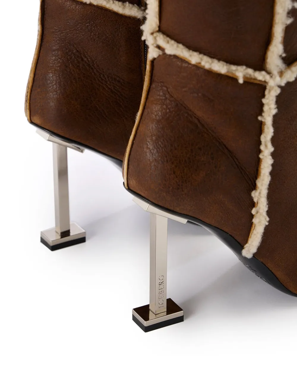Women Iceberg Sheepskin Thigh-high Boots