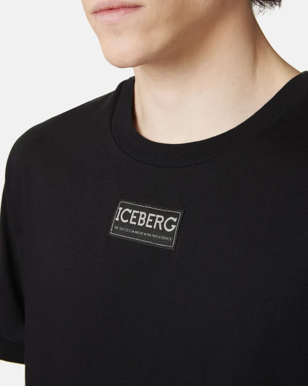 Iceberg Short-sleeved T-shirt In Cotton Jersey