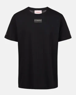 Iceberg Short-sleeved T-shirt In Cotton Jersey