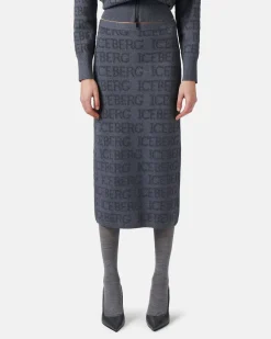 Women Iceberg Skirt With Pattern