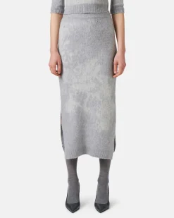 Women Iceberg Skirt With Snake Effect Design