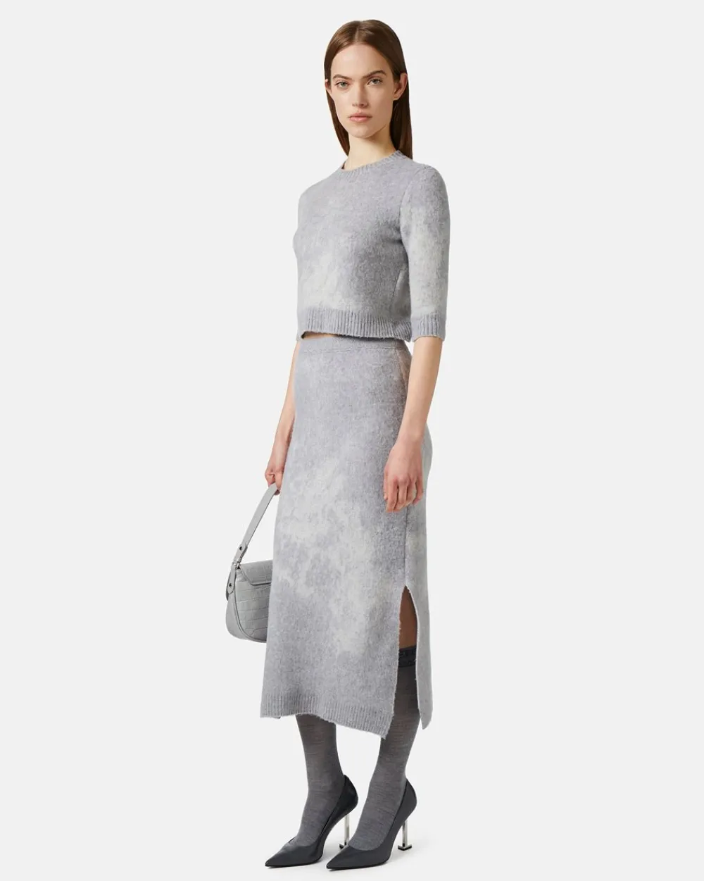 Women Iceberg Skirt With Snake Effect Design