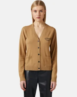 Women Iceberg Small Wool Cardigan With Logo
