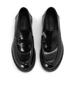 Iceberg Sophisticated Leather Loafers With Chunky Sole