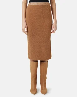 Women Iceberg Sports Skirt In Wool And Bouclé