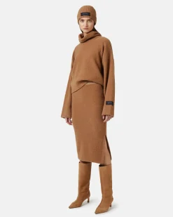 Women Iceberg Sports Skirt In Wool And Bouclé