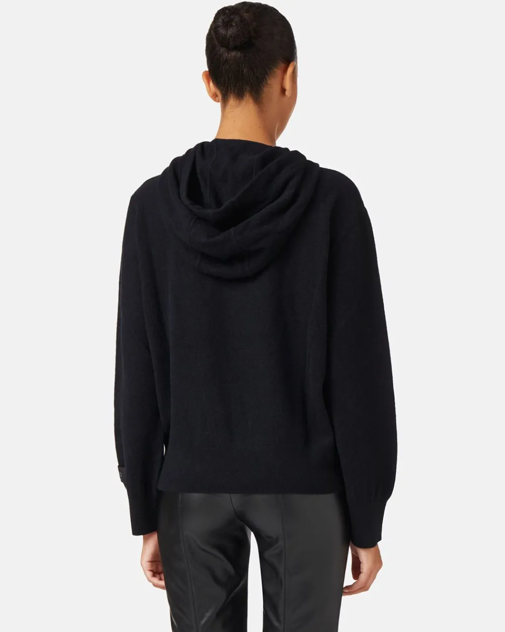 Women Iceberg Stockinette Sweater With Hood
