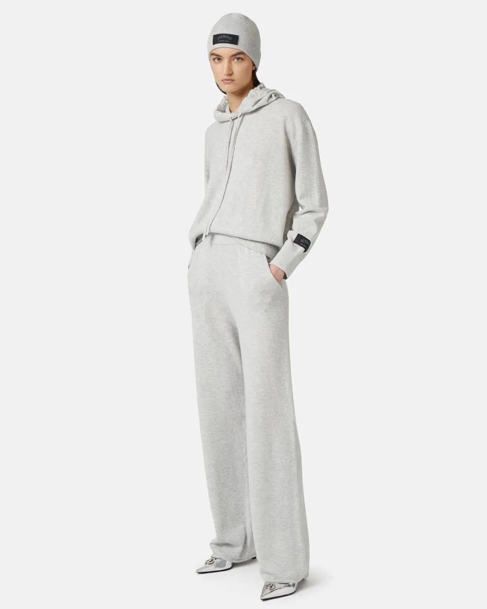 Women Iceberg Stockinette Sweater With Hood