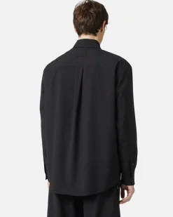 Iceberg Stretch Shirt With Gros Grain Detail