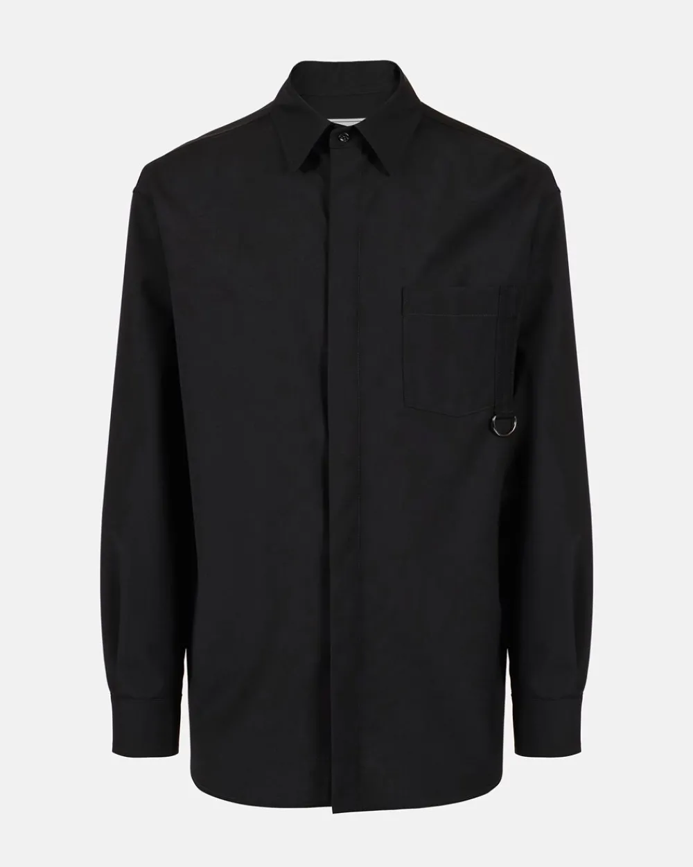 Iceberg Stretch Shirt With Gros Grain Detail