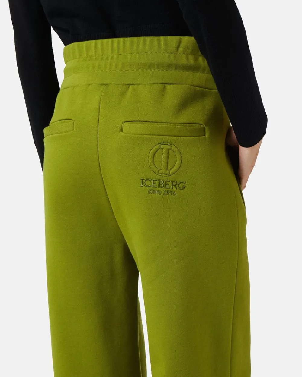 Women Iceberg Sustainable Cotton Fleece Trousers