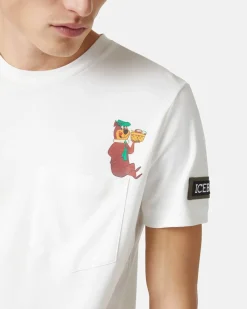 Iceberg Sustainable Cotton T-shirt With Yogi Bear