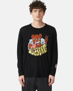 Iceberg Sweater With Cartoon Graphics