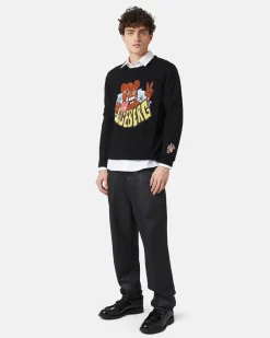 Iceberg Sweater With Cartoon Graphics