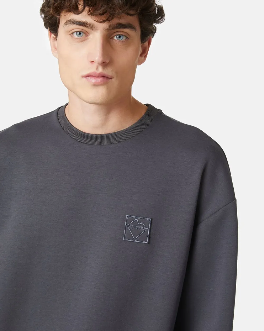 Iceberg Sweatshirt In Technical Fabric