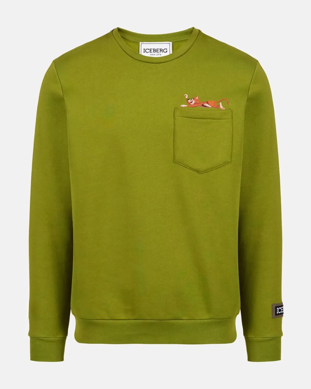 Iceberg Sweatshirt With Cat Print