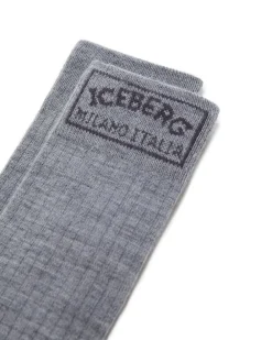 Women Iceberg Technical Wool Socks With Logo