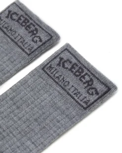 Women Iceberg Technical Wool Socks With Logo