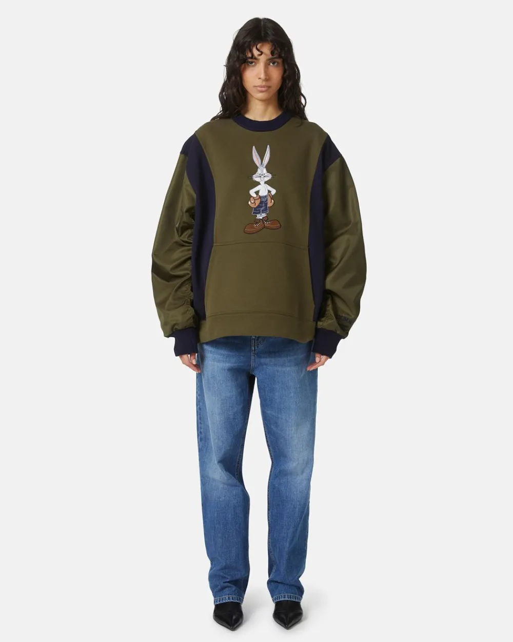 Women Iceberg The Re-Edit Sweatshirt With Bugs Bunny Boxer