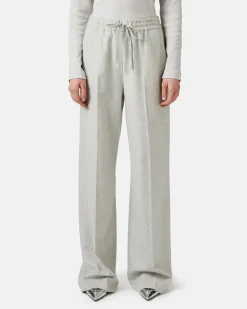 Women Iceberg Trousers, Joggers Fit, In Flannel Fabric
