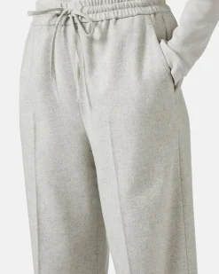 Women Iceberg Trousers, Joggers Fit, In Flannel Fabric