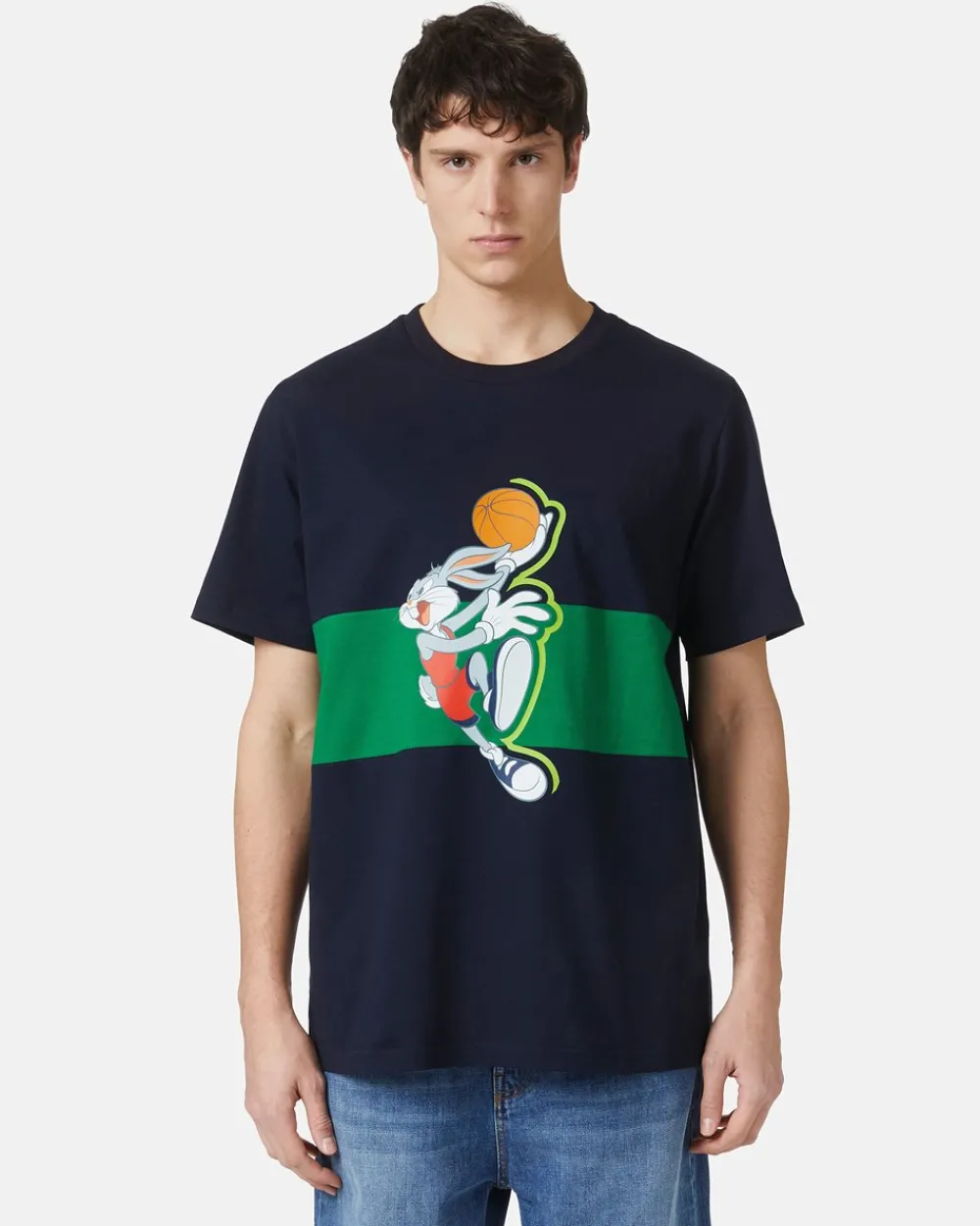 Women Iceberg T-shirt With Bugs Bunny Basketball