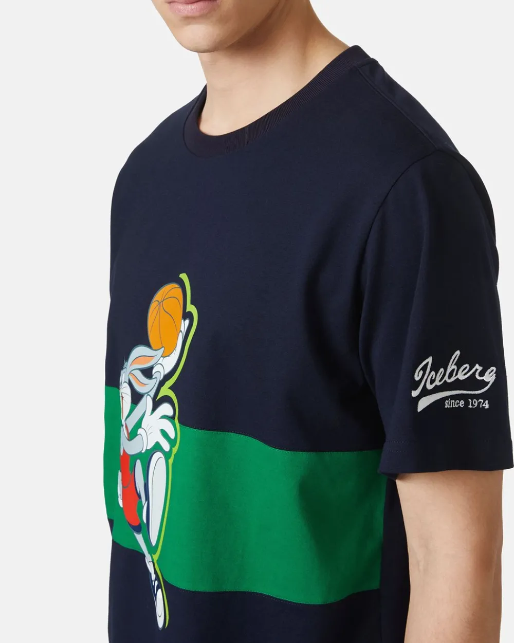 Women Iceberg T-shirt With Bugs Bunny Basketball