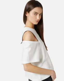 Women Iceberg T-shirt With Decorative Zips