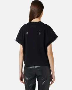 Women Iceberg T-shirt With Decorative Zips
