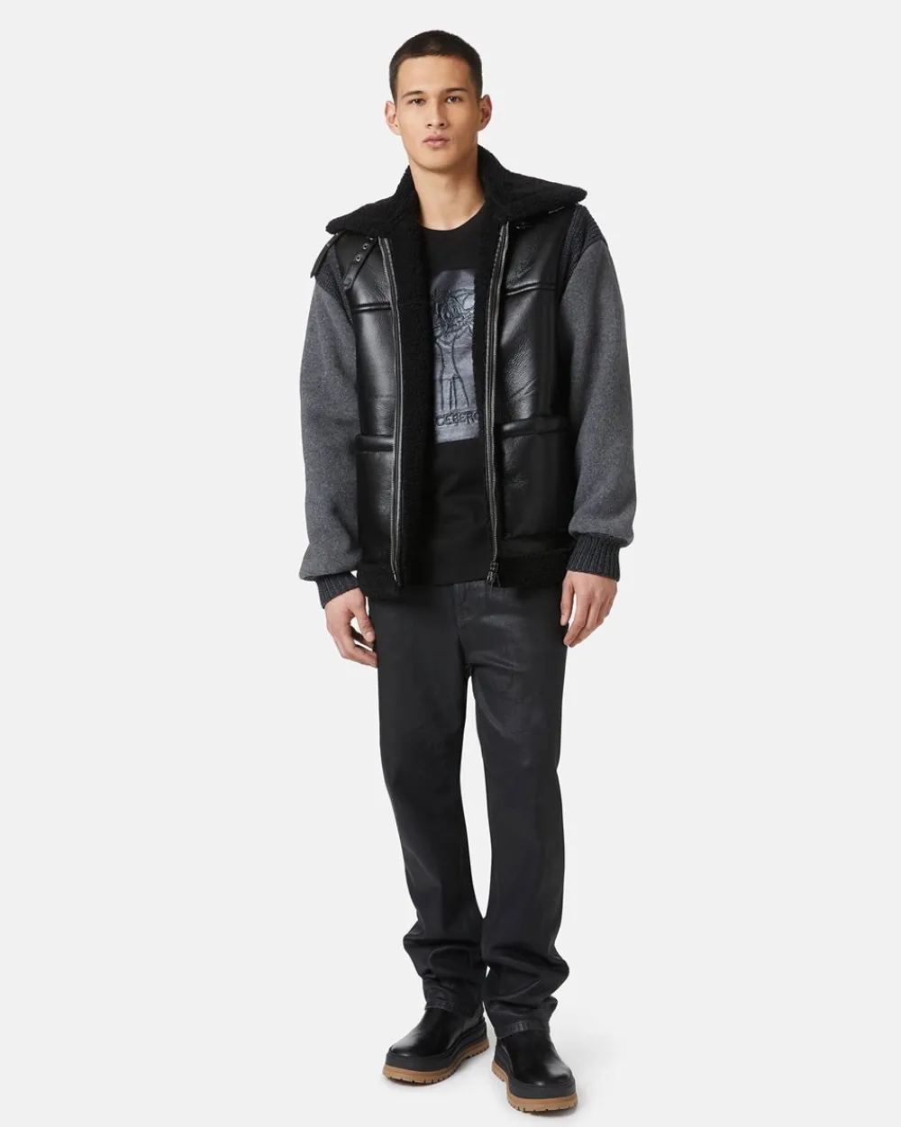 Iceberg T-shirt With Tom Embroidered And Rubberized