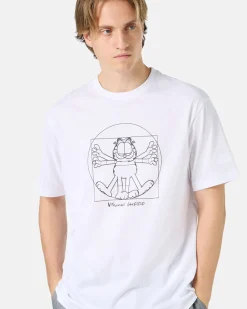 Iceberg T-shirt With Vitruvian Garfield Print