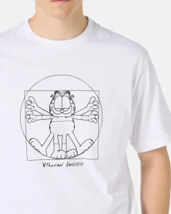 Iceberg T-shirt With Vitruvian Garfield Print