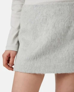 Women Iceberg Velor Cloth Miniskirt