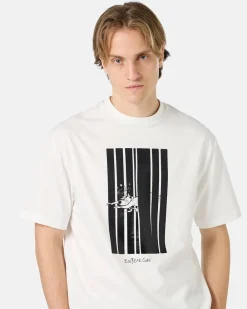 Iceberg White Cotton Jersey T-shirt With code Print