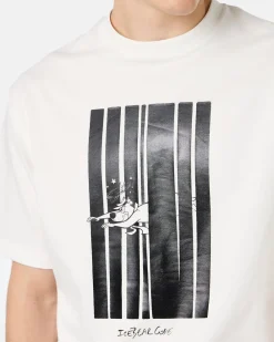 Iceberg White Cotton Jersey T-shirt With code Print