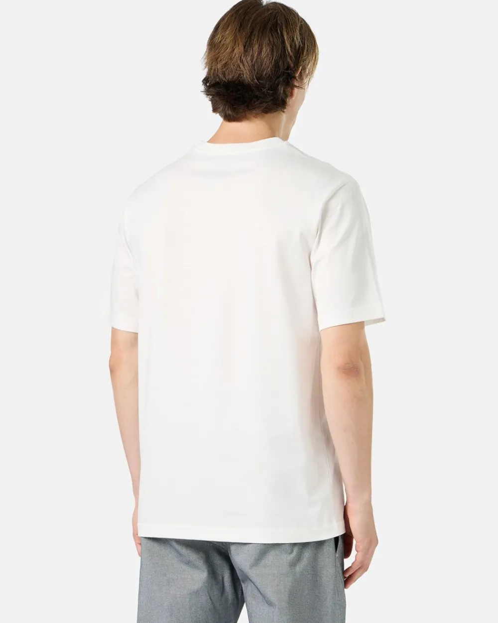 Iceberg White Cotton Jersey T-shirt With Lazy Garfield Print