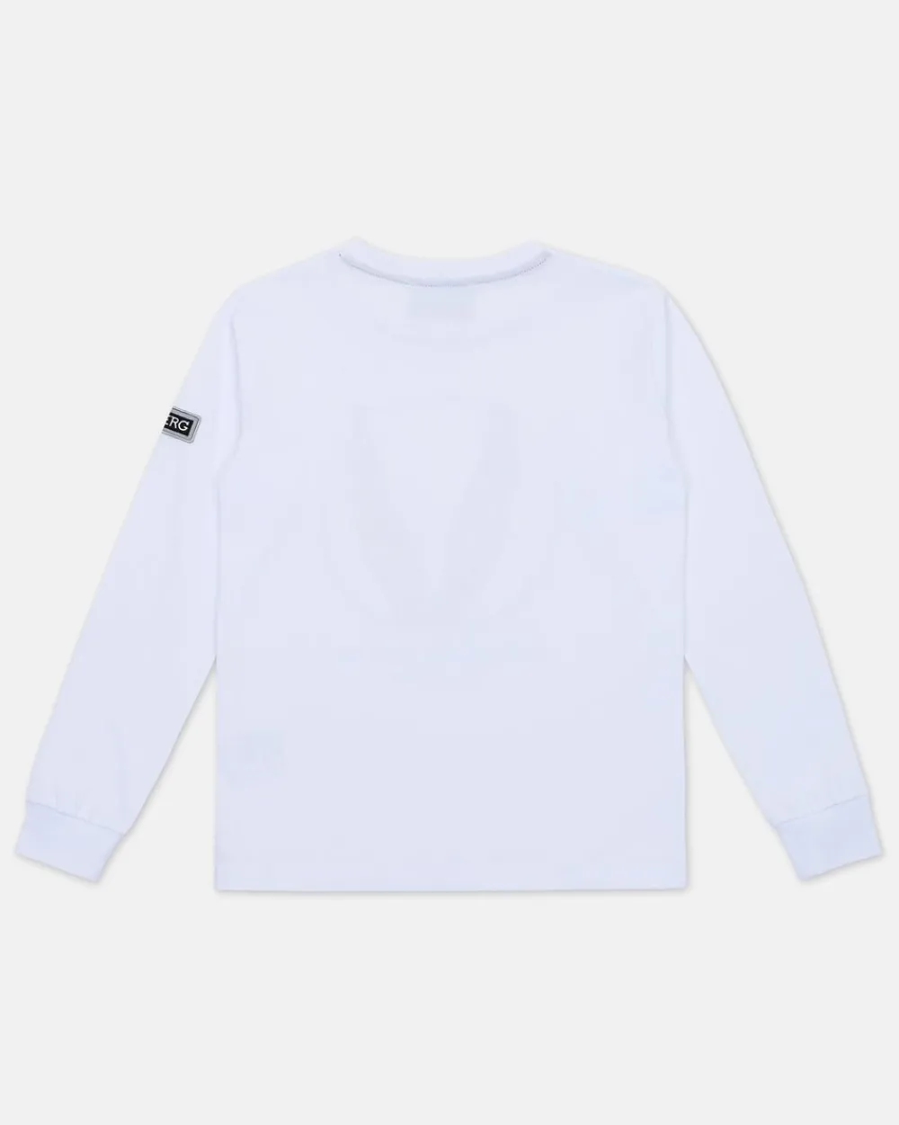 Kids/BOY Iceberg White Crew-neck Sweatshirt With Stylized Looney Tunes Silhouettes