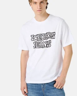 Women Iceberg White T-shirt From The Re-Edit Collection