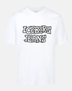 Women Iceberg White T-shirt From The Re-Edit Collection